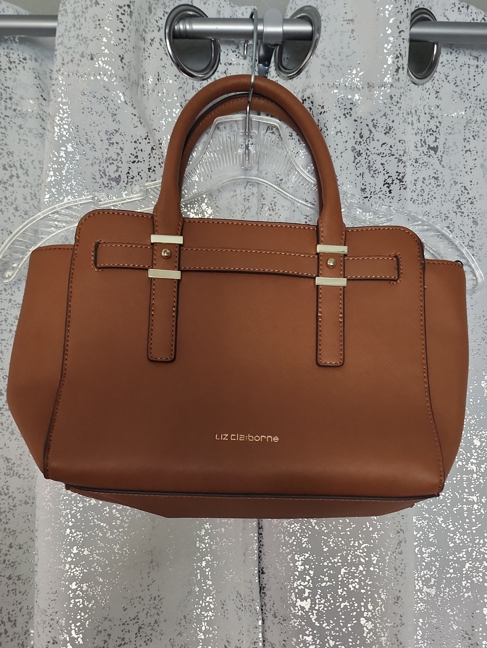 Flash Sale! "Liz Claiborne" Structured Satchel with Gold Hardware 🤎